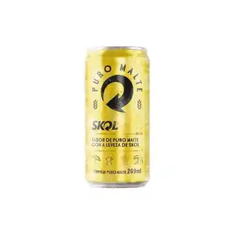 X Supermercados Cerveja puro malte skol 269ml oferta