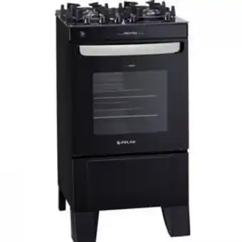 Lojas Certel Fogão atlas agile up glass 4 bocas preto oferta