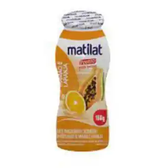 Supermercado Precito Iogurte matilat mamão laranja garrafa 160g oferta
