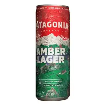 São Roque Supermercados Cerveja amber lager patagonia 350ml oferta