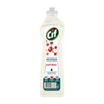 Detergente líquido cif concentrado antibacteriano 420ml