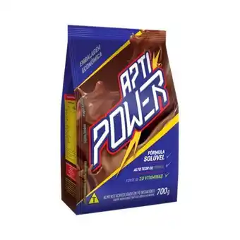 Achocolatado em pó apti instant power sachê 700g