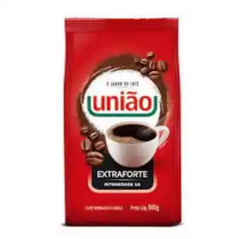 Serrano Supermercado Café torrado e moído extra forte união 500g oferta