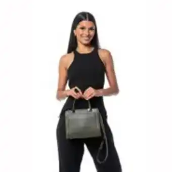 Bolsa em couro b5220 oliva