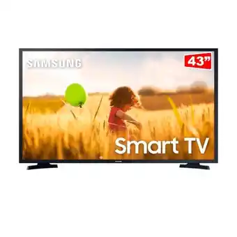 Fujioka Samsung smart tv tizen 43" fhd, wifi, hdr, t5300 | preto oferta