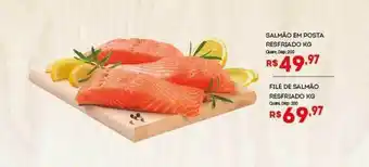 Bistek Supermercados Salmão Em Posta Resfriado Filé De Salmão Resfriado 1kg oferta