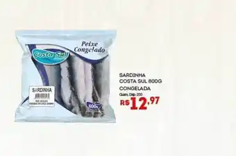 Sardinha Costa Sul Congelada 800g