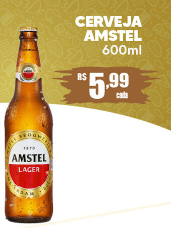 Supermercado Precito Cerveja Amstel 600ml oferta