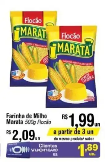Fort Atacadista Farinha de Milho Marata 500g Flcoao oferta