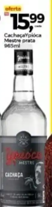 Frangolândia Cachaca Ypioca Mestre prata 965ml oferta