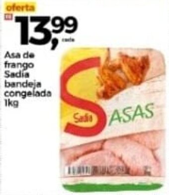 Frangolândia Asa de Frango Sadia bandeja congelada 1kg oferta