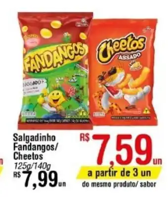 Fort Atacadista Salgadinho Fandangos/ Cheetos 125g/140g oferta