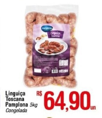 Fort Atacadista Linguica Toscana Pamplona 5kg oferta