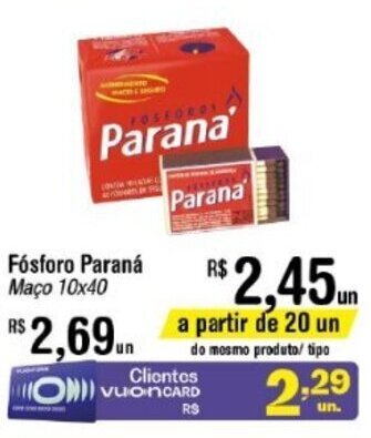 Fosforo Parana Maco 10x40