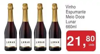 Vinho Espumante Meio Doce Lunar 660ml