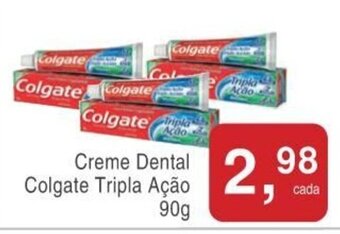 Mineirão Atacarejo Creme Dental Colgate Tripla Acao 90g oferta