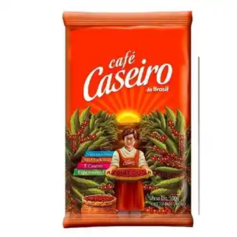 Café caseiro do braisl embalagem 500g
