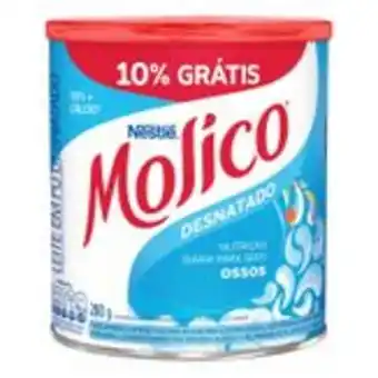 Sam's Club Leite em pó desnatado nestlé molico lata 280g grátis 10% oferta
