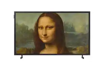 Samsung Samsung smart tv 32 polegadas qled the frame 2022 32ls03b, tela matte, design slim, suporte de parede slim incluso, única con oferta