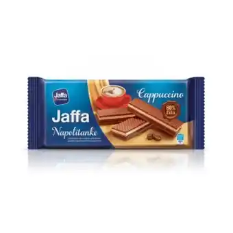 São Roque Supermercados Biscoito wafer napolitanke cappuccino jaffa 187g oferta