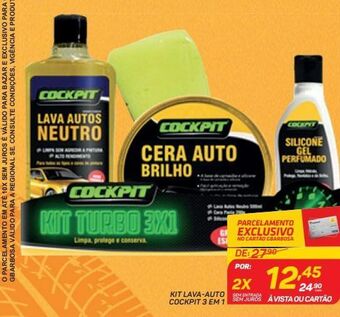 GBarbosa Kit lava-auto cockpit 3 em 1 oferta