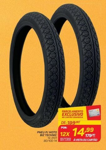 GBarbosa Pneu p/ moto biz technic oferta