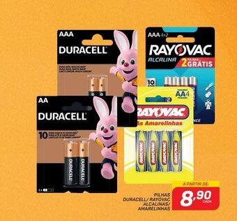 GBarbosa Pilhas duracell/ rayovac alcalinas/ amarelinhas oferta