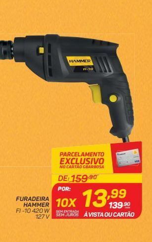 GBarbosa Furadeira hammer oferta