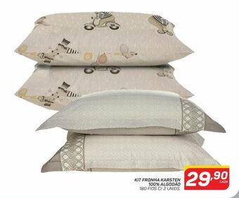 GBarbosa Kit fronha karsten 100% algodão oferta