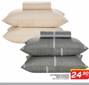 GBarbosa Kit fronha karsten 100% algodão oferta