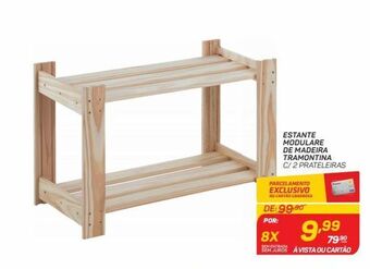 GBarbosa Estante modulare de madeira tramontina oferta