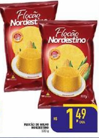 Mercantil Rodrigues Floção de milho nordestino 500g oferta
