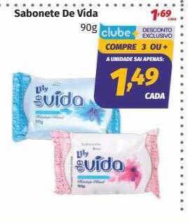 Supermercados Cidade Canção Sabonete De Vida oferta
