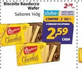 Supermercados Cidade Canção Biscoito Bauducco Wafer Sabores oferta