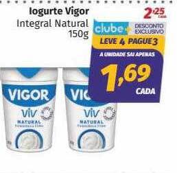 Iogurte Vigor Integral Natural