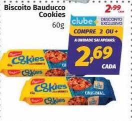 Supermercados Cidade Canção Biscoito Bauducco Cookies oferta