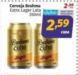 Supermercados Cidade Canção Cerveja Brahma Extra Lager Lata oferta