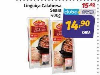 Supermercados Cidade Canção Linguiça Calabresa Seara oferta