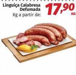 Supermercados Cidade Canção Linguiça Calabresa Defumada Kg oferta