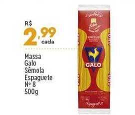 Supper Rissul Massa Galo Sêmola Espaguete N°8 oferta