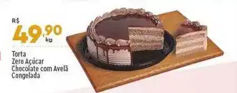 Supper Rissul Torta Zero Açúcar Chocolate Com Avelã Congelada oferta