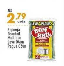 Supper Rissul Esponja Bombril Multiuso oferta