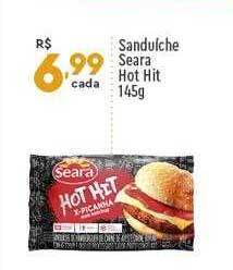 Supper Rissul Sanduíche Seara Hot Hit oferta