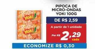 Bahamas Mix Pipoca De Micro-ondas Yoki oferta