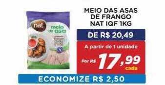 Meio Das Asas De Frango Nat Iqf