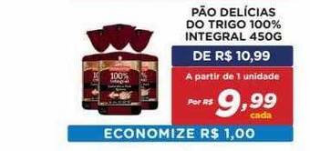 Pão Delícias Do Trigo 100% Integral