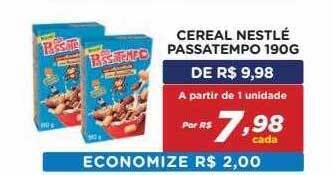 Bahamas Mix Cereal Nestlé Passatempo oferta