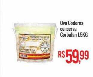 Mart Minas Ovo Codorna Conserva Corbalan oferta