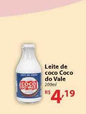 Nacional Leite De Coco Coco Do Vale oferta