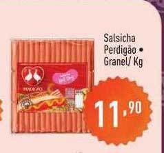 Supermercados Pague Menos Salsicha Perdigão Granel-kg oferta